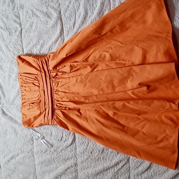 David's Bridal Dresses & Skirts - David's Bridal Tangerine strapless dress